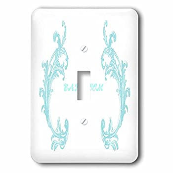 【中古】【39shop】【輸入品・未使用】3drose★LLC lsp _ 52340?_ 1?Decorative Victorian Aqua Bath Sign Single切り替えスイッチ（新古品）｜アトリエ絵利奈