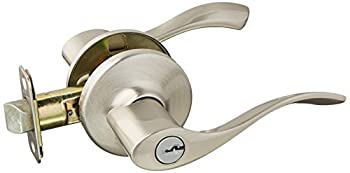 【中古】【輸入品・未使用】KWIKSET 94050-549 バルボア ノンハンド キーエントリレバー サテンニッケル
