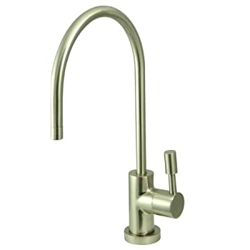 【中古】【インポート品・未当て嵌める】Kingston Brass KS8198DL コン吊りひも シングル手持ち部分 水濾す水道の栓 無光沢Ni インテリア・寝具・収納-その他