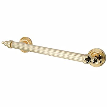 【中古】【輸入品・未使用】Kingston Brass DR710122 Designer Trimscape Templeton Grab Bar 12-Inch with TL TIP Polished Brass by Kingston Brass [並行輸入品]