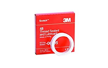 【中古】【輸入品・未使用】3M 6195 Non Stick Surface Sealant Tape Scotch Thread Sealant And Lubricant Tape 48, 0.5 in. X 260 in.