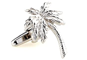 【中古】【輸入品・未使用】mrcuff Palm Tree Cufflinks with aプレゼンテーションギフトボックス