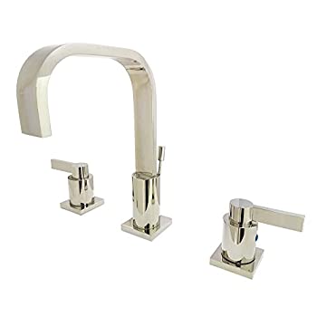 【中古】【39shop】【輸入品・未使用】Kingston★Brass FSC8969NDL 広範な洗面所用蛇口、蛇口リーチ、ポリッシュニッケル(新古品)|アトリエ絵利奈