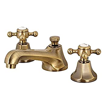 【中古】【インポート品・未当て嵌める】Kingston Brass KS4463BX金管楽器製ポップアップ付き添い人8in全体として当て嵌めるされている洗面所の水道の栓、ヴィンテージ