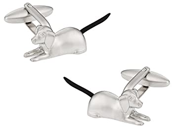 【中古】【インポート品・未当てはめる】Cuff-Daddy折り返し ダディ 犬カフスリンク かざり付ける箱付き添い人