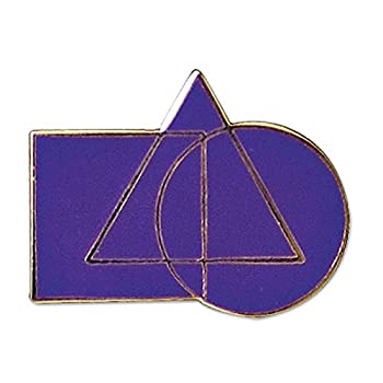 【中古】【輸入品・未使用】The Masonic Exchange Masonic Cryptic Councilパープルラペルピン???1?\