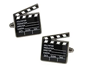 【中古】【39shop】【輸入品・未使用】mrcuff★Movie Clapperboard Clapper Board DramaペアCufflinks in a Presentationギフトボックス&ポリッシュクロス(新古品)|アトリエ絵利奈
