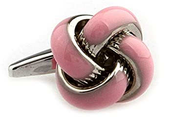 【中古】【輸入品・未使用】mrcuffノットピンクバンドペアCufflinks in a Presentationギフトボックス&ポリッシュクロス