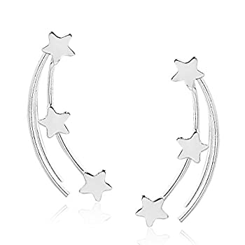 【中古】【39shop】【輸入品・未使用】Amazing★Shooting StarsスターリングシルバーEar Crawler Earrings（新古品）｜アトリエ絵利奈