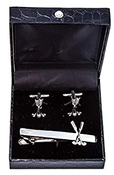 【中古】【輸入品・未使用】mrcuffゴルフボール&クラブのペア&カフスボタンタイバークリップin a Presentationギフトボックス