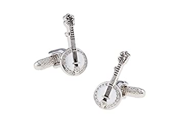 【中古】【39shop】【輸入品・未使用】mrcuffバンジョー音楽のペアCufflinks★in Presentationギフトボックス&ポリッシュクロス(新古品)|アトリエ絵利奈
