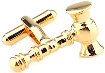 【中古】【39shop】【輸入品・未使用】MRCUFF★Gavel Judge Lawyer メイソン法のペアカフスボタン ギフトボックス&磨き布付き（新古品）｜アトリエ絵利奈
