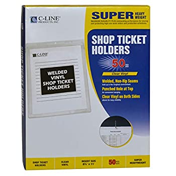 【中古】【39shop】【輸入品・未使用】Vinyl★Shop Ticket Holder Both Sides Clear 8 1/2 x 11 50/BX (並行輸入品)（新古品）｜アトリエ絵利奈