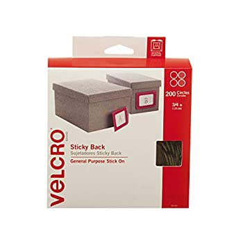 【中古】【輸入品・未使用】Sticky-Back Hook and Loop Dot Fasteners Dispenser 3/4 Inch Beige 200/Roll (並行輸入品)