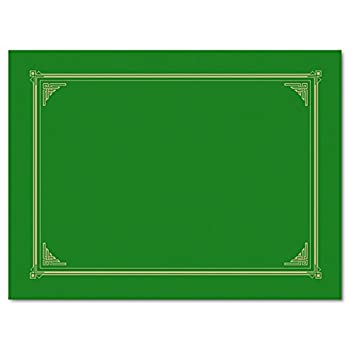 【中古】【輸入品・未使用】Certificate/Document Cover 12-1/2 x 9-3/4 Green 6/Pack (並行輸入品)