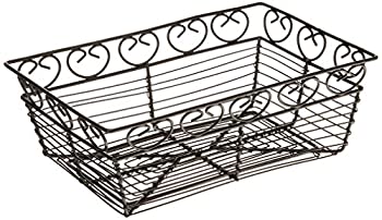 【中古】【輸入品・未使用】Winco Black Wire Rectangular Bread/Fruit Basket 9 x 15cm x 7.6cm - 1 each. 11,376円