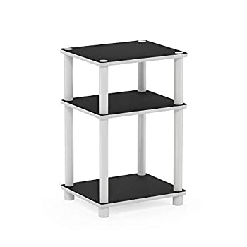 【中古】【39shop】【輸入品・未使用】Furinno★11087 Just 3-Tier No Tools Dual Color Reversible End Table White/Espresso by Furinno（新古品）｜アトリエ絵利奈 11,218円