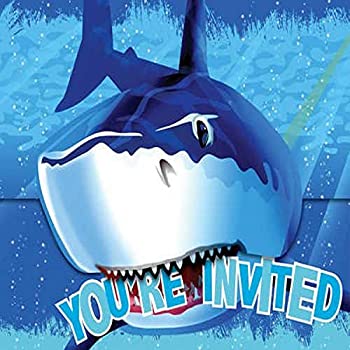 【中古】【輸入品・未使用】Shark Splash Invitations