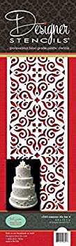 【中古】【輸入品・未使用】Designer Stencils Mexican Tile Cake Stencil Tier 4