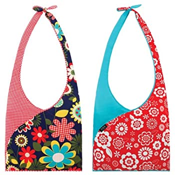 【中古】【輸入品・未使用】Envirosax Set of 2 Slingsax Bags Gingham & Blue by Envirosax