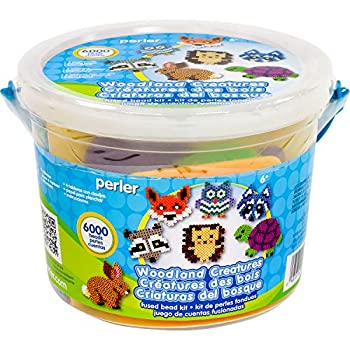 【中古】【輸入品・未使用】Perler Woodland Creatures ヒューズビーズバケットクラフトアクティビティキット 6006 pcs 80-42923