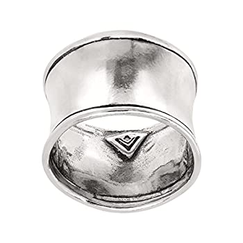 【中古】【39shop】【輸入品・未使用】Silpada★ハンマー仕上げカフ スターリングシルバーリング グレー（新古品）｜アトリエ絵利奈