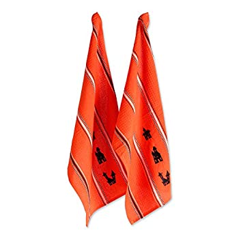 【中古】【インポート品・未当て嵌める】DII綿織物Halloween Holidayディッシュ西洋手ぬぐい 18\" x 28\"" CAMZ10721"