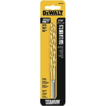 【中古】【輸入品・未使用】Black & Decker/DWLTDW1328Titanium Coated Drill Bit-7/16\