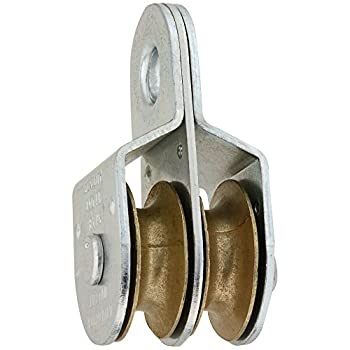 【中古】【輸入品・未使用】National Mfg.N199810Fixed Eye Double Steel Pulley-1-1/2\