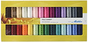 【中古】【輸入品・未使用】Mettler Polysheen Art.3406 Each 28 Colors Thread (Set of 1) 1500 yd/1372m by Mettler