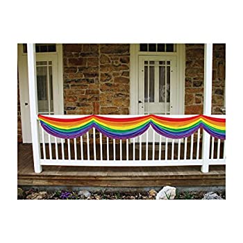 【中古】【39shop】【輸入品・未使用】Beistle★57166?Rainbow Fabric Bunting、5フィート10-inch(新古品)|アトリエ絵利奈