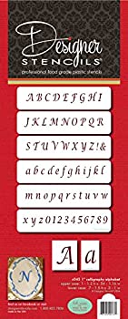 【中古】【輸入品・未使用】Designer Stencils C045 Alphabet Cake Stencil Beige/semi-transparent by Designer Stencils