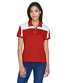 【中古】【輸入品・未使用】TT22W T3 LADIES VICTOR POLY POLO SPORT RED XS