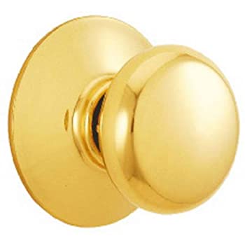 【中古】【輸入品・未使用】Schlage LockF10PLY605Plymouth Passage Dual Latch Knobset-PB PLY PASSAGE KNOB BX (並行輸入品)
