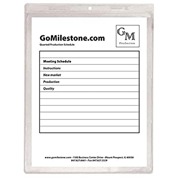 【中古】【輸入品・未使用】Vinyl Shop Ticket Holder Both Sides Clear 9 x 12 50/BX (並行輸入品)