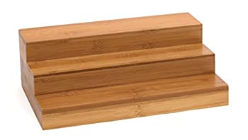 【中古】【輸入品・未使用】Lipper International 8807 Bamboo Expandable Step Shelf Organizer by Lipper International