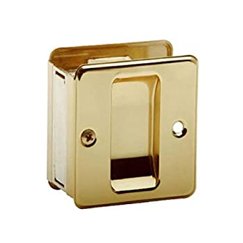 【中古】【輸入品・未使用】Schlage LockSC990B-605Pocket Door Pull-PB PASS POCKET DOOR PULL (並行輸入品)