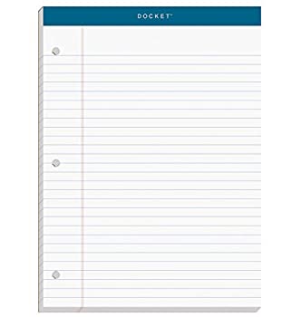 【中古】【輸入品・未使用】Double Docket Writing Pad Extra Stiff Back Legal Rule Ltr WE 100-Sheet (並行輸入品)