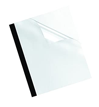 【中古】【輸入品・未使用】Thermal Binding System Covers 60 Sheets 11-1/8 x 9-3/4 Clear/Black 10/Pack