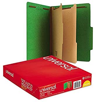【中古】【輸入品・未使用】Pressboard Classification Folders Letter Six-Section Emerald Green 10/Box (並行輸入品)