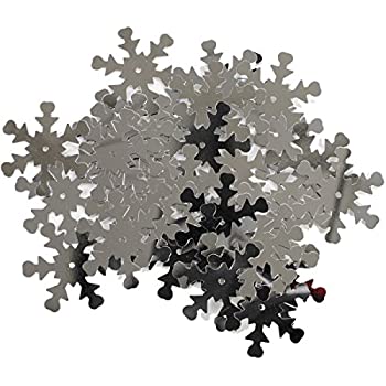 【中古】【輸入品・未使用】スノーフレーク スパンコール 1「30/Pkg-シルバー