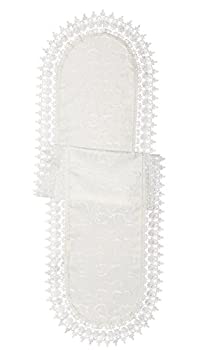【中古】【39shop】【輸入品・未使用】(36cm★x 140cm Ivory) - Flower Bow Vintage Design Table Runner 36cm x 140cm Colour ivory（新古品）｜アトリエ絵利奈