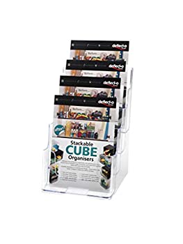 【中古】【輸入品・未使用】Multi Compartment DocuHolder 4 Compartments 6-1/2w x 6-1/4d x 10h Clear (並行輸入品)