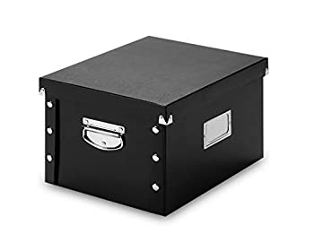 【中古】【39shop】【輸入品・未使用】Snap★N Store Storage Box Letter/Legal 16 1/4 x 9 3/4 x 13 1/4 Black (並行輸入品)(新古品)|アトリエ絵利奈
