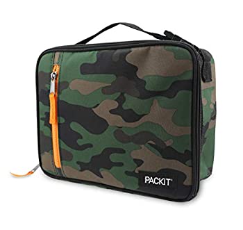 【中古】【輸入品・未使用】PackIt 冷凍可能なクラシックランチボックス One Size グリーン 2000-0014