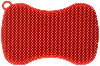 【中古】【輸入品・未使用】Kuhn Rikon Stay Clean Silicone Scrubber Red by Kuhn Rikon