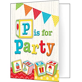 【中古】【輸入品・未使用】ABC Birthday Invitation Foldover