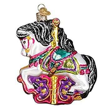【中古】【輸入品・未使用】Old World Christmas Selection 吹きガラス オーナメント クリスマスツリー/回転木馬用