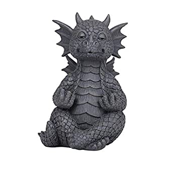 【中古】【輸入品・未使用】Pacific Giftware 小さな瞑想ガーデンドラゴン コレクターフィギュア