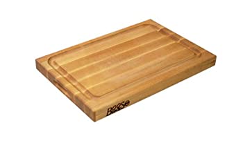 【中古】【インポート品・未当て嵌める】John Boos Reversible Maple BBQ Cutting Board with Juice Groove 18 x 12 x 1.5 Inches by John Boos キッチン用品・食器・調理器具-食器・カトラリー・グラス-皿・プレート